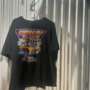 Supreme Racing Pure Power Men's Shirt Size 2xL Black Racing Tee